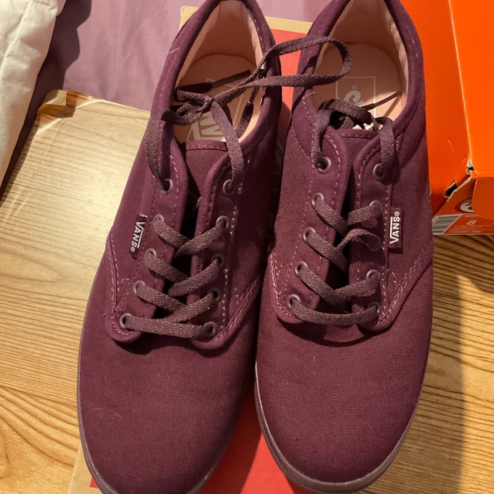 Vans Women's Plum Canvas Sneakers